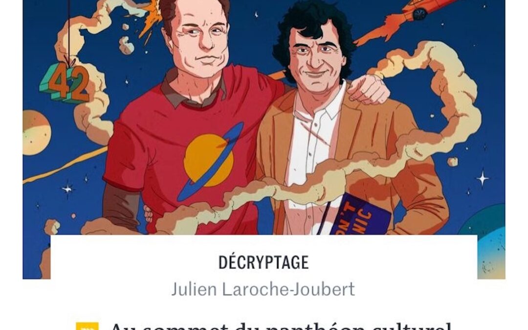 La fascination de Musk pour Douglas Adams (article du Monde)